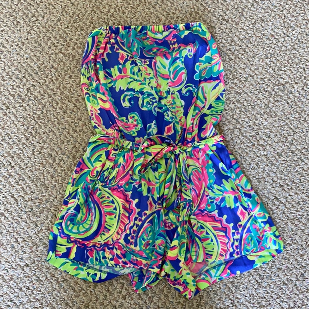 Lily Pulitzer Srapless Romper